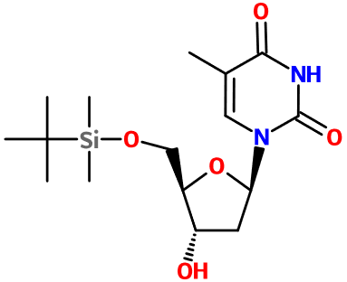 (image for) MC080669 5'-O-(tert-Butyldimethylsilyl)thymidine